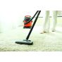 Black + Decker Drum Vacuum Cleaner, 1400 Watt, Black and Orange- WDBD15-B5