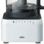 Braun PurEase Food Processor, 800 Watt, White - FP 3131 WH