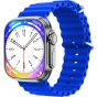 X8 Ultra Smart Watch, 2.08 Inch - Blue