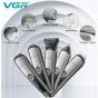 ماكينة حلاقة للشعر والجسم في جي ار 5 في 1، اسود - V-105