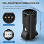 JULIK V2L Electric Car Charging Adapter, 16A, 3.5K - Black