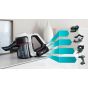 Bosch Unlimited 7 Bagless Upright Stick Vacuum Cleaner, 18 Volt, White and Black- BCS711XXL