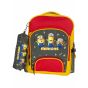 Gharibo Bags School Backpack With Pencil Case For Girls, Minions Pattern - Multi Color