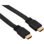 كابل HDMI الي HDMI مستوي، طوله 1.5 متر - اسود