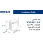 Ocean Front Load Washing Machine, 7Kg, Silver - WNO1071GS