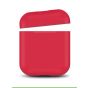 Silicone Case for Apple AirPods 2nd Generation- Dark Red
