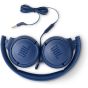 JBL Tune 500 On-Ear Headphones with Microphone - Blue