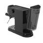 Arzum OKKA Solo Semi Automatic Espresso Machine, 2 cups, 1628 Watt, Black Silver - OK0034-0500