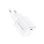 شاحن USB-C راف باور، 20 وات، ابيض - RP-PC167
