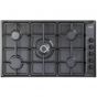Elba Elio Electric Built-in Hob, 90cm, 5 Burners, Black - EVC915SK