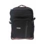 Gharibo Bags School Backpack for Kids, Semi Solid Pattern - Black