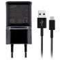 Samsung Travel Adapter Fast Charge With Type C Cable 15W (EP-TA200) In Packing - Black