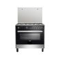 La Germania Free- Standing Gas Cooker, 5 Burners, Stainless Steel- 9M10GUB1X4AWW  