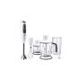 Braun MultiQuick 3 Vario Hand Blender, 1.25 Liter, 750 Watt, White and Grey - MQ3145 WH