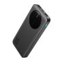Joyroom Wired Power Bank, 10000mAh, 3 USB Ports, Black - JR-PBF12