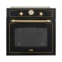 Hans Built-in Gas Oven, with Grill, 60 Cm, 67 Liters, Black- OGO204.11