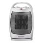MediaTech Electric Ceramic Heater, 1500 Watt, Silver and Black - MT-CH003