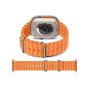 Silicone Strap for X8 Ultra Smart Watch, 42-49mm - Orange