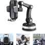 CARPDR Car Phone Holder Mount, Universal Strong Suction Cup Phone Holder, Upgraded One-Button Pop-up iPhone Smartphone Cell Phone Stand, Heavy Duty Phone Holder for Dashboard/Windshield/Window