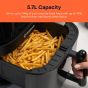 Nutricook Air Fryer, 5.7 Liters, 1700 Watt, Black- AF357V