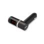 Car Charger with FM Transmitter, 2.1A - Black