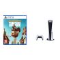 Sony PlayStation 5, 1 Wireless Controller, White - CFI-1016A01 MEE, with Saints Row Day One Edition for PlayStation 5