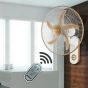 Prifix Hawaii Wall Fan, 18 Inch- Multi-Color