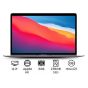 Apple MacBook Air MGN93AE/A Laptop, 13.3 inch, Apple M1 Chip, 256GB SSD, 8GB RAM, M1 GPU 7 Cores, macOS - Silver