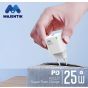 شاحن ماجنتيك، 25 وات، فئة C، ابيض - MC-001 ، مع كابل