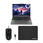 لاب توب لينوفو ليجن 5 16IRX9 83DG00C6ED، انتل كور i7-14650HX، هارد SSD بسعة 1 تيرا، رام 16 جيجا، شاشة IPS مقاس 16 بوصة بدقة WQXGA، ومعدل تحديث 240 هرتز، كارت شاشة انفيديا جي فورس RTX 4060 سعة 8 جيجا GDDR6، ويندوز 11 - رمادي، مع ماوس وماوس باد