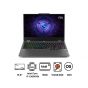 Lenovo LOQ 15IRX9 83DV00AVED Gaming Laptop, Intel Core i7-13650HX, 512GB SSD NVMe, 16GB RAM, 15.6 Inch, FHD 144Hz, NVIDIA GeForce RTX 4060 8GB GDDR6, FREEDOS - Luna Grey