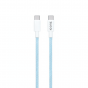 Iconz Link C25 USB Type-C Cable, 1 Meter, Blue and White - XBCC3W 