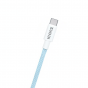Iconz Link C25 USB Type-C Cable, 1 Meter, Blue and White - XBCC3W 
