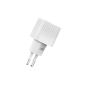 Lanex Dual Plug Charger, 20 Watt, White - LC35