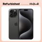 Refurbished Apple iPhone 15 Pro Max, 256GB, 6GB, 5G, Dual SIM, Black Titanium, Platinum Grade - One Year Warranty From The Seller