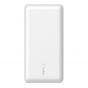 Belkin BoostCharge Wired Power Bank, 20000 mAh, 3 Ports - White with USB-A to USB-C Cable, 0.15 Meter