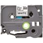 Brother Label Tape, 24mm x 8 Meters, Black on White - TZe-251