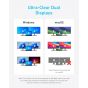 موزع USB-C أنكر، 14 منفذ، 80 وات، رمادي غامق - A83890A1
