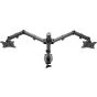 Dual Arm Holder for 17 to 32 Inch Monitors, Black - PM100-MD1732