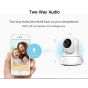Wireless Indoor and Outdoor Security Camera, 1080P - White