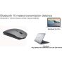 Rechargeable Wireless Optical Mouse, Gray - ZERU316