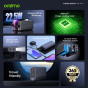 Oraimo Power Bank, 20000mAh, 3 Ports, Black - OPB-7204Q