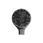 Rush Brush 4 In 1 Styler Hair Straightener Brush, 1200 Watt - Black