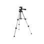Portable Tripod For Cameras - Silver and Black