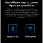 Xiaomi TV 55 Inch 4K UHD Smart LED with Built-in Receiver - L55MAAEG, with ETI TV Wall Mount, 26:55 Inch, Black - TX40  (Installation Service Included)
