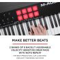 M-Audio Oxygen 61 MKV Keyboard Controller with Beat Pads - Black and White