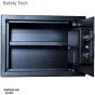 Safety Tech Electronic Safe Box, Black - GN25 EIA 606