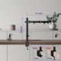 Duronic Single Arm Holder for 13 to 32 Inch Monitors, Black - DM151X3