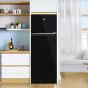 Beko No-Frost Refrigerator, 406 Liters, Inverter, Black - RDNE455M20XBIDEGB