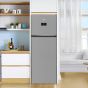 Beko No-Frost Refrigerator, 406 Liters, Inverter, Silver - RDNE455M20XBIDS